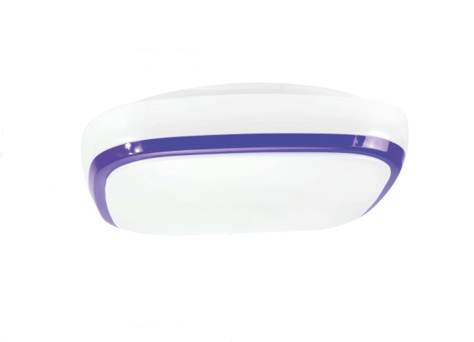 ceiling light purple