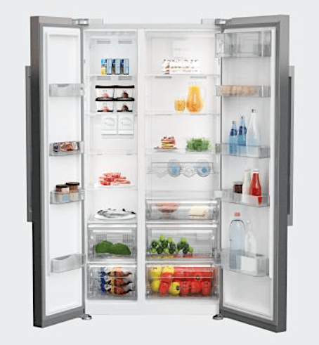 Beko Double Door 640L Fridge (Stainless Steel) pic 2