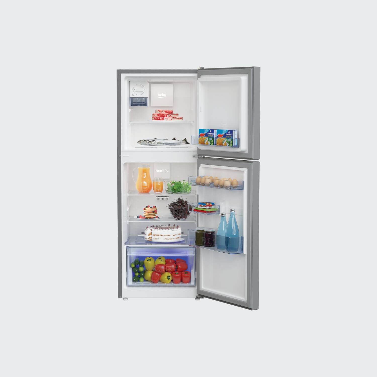 Beko Top Freezer 230L Fridge (Platinum Color) pic 2