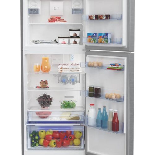 Beko Top Freezer 440L Fridge (Stainless Steel) pic 2