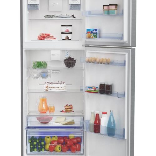 Beko Top Freezer 470L Fridge (Stainless Steel) pic 2